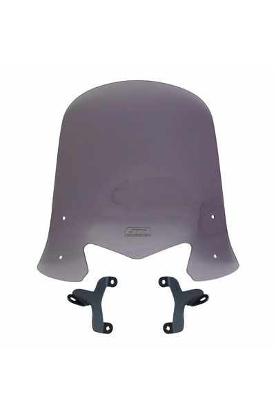 GP KOMPOZİT Honda Dio 2021-2023 Uyumlu Kısa Ön Cam Füme 42 Cm