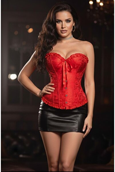 G&H UNDERWEAR Red Vintage Gothic Corset
