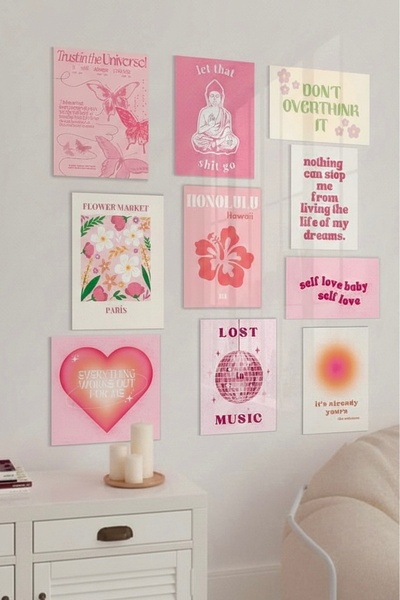 wellnessclubbyoyku Pinky Poster Seti