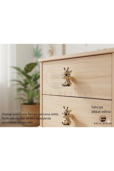Dot Design Çocuk Odası Kulpları - Zürafa Kulp (Tekli)