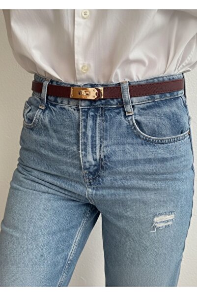 EMR Official Бордовий/застібка-замок, жіночий ремінь, ремінь для сукні, ремін...