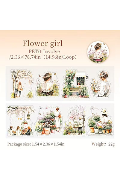Kolbi Craft 8 komada providnih sakura stikera za bullet journal, spomenar, la...