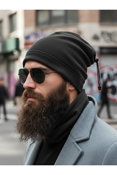 Algitsin O L A Unisex+Fleece+Beanie+Cold-Resistant+Stylish Design+Extra Quality