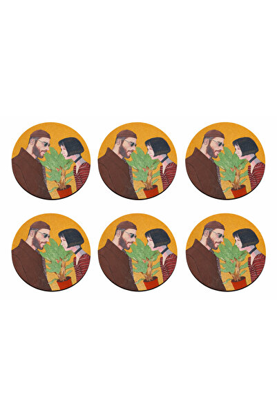 NOSTA Leon 6-Piece Coasters (9X9 cm) (Protection Boxed)