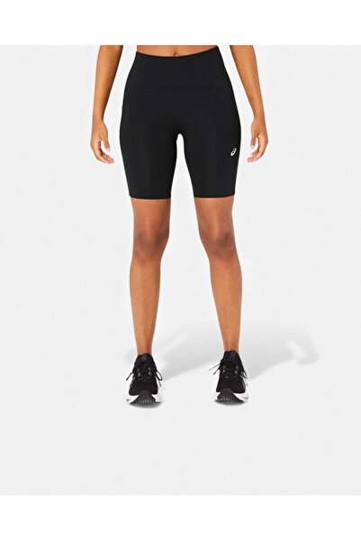 Asics ROAD HIGH WAIST 8IN SPRINTER Kadın Siyah Tayt 2012C967-001