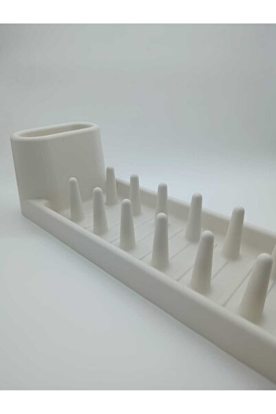 IKEA STAMLING 48 cm Beyaz Bulaşıklık Çatal Bıçaklık Tabak Bardak Standı