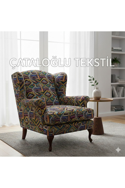 çataloğlu tekstil Metro Desenli Döşemelik Kumaş Masa Örtüsü Koltuk Örtüsü Min...