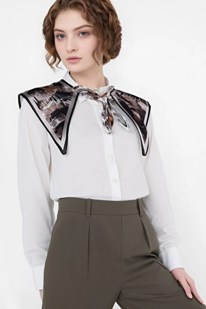 Walkenzo Şal de umăr modern pentru femei, cu model leopard ștampilat