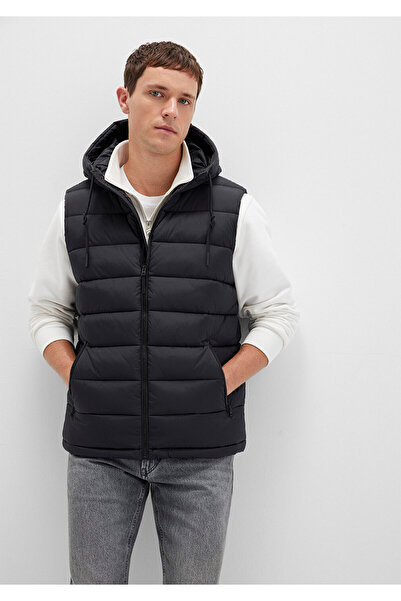Mavi Hooded Black Puffer Vest Regular Fit / Regular Cut 0110604-71379