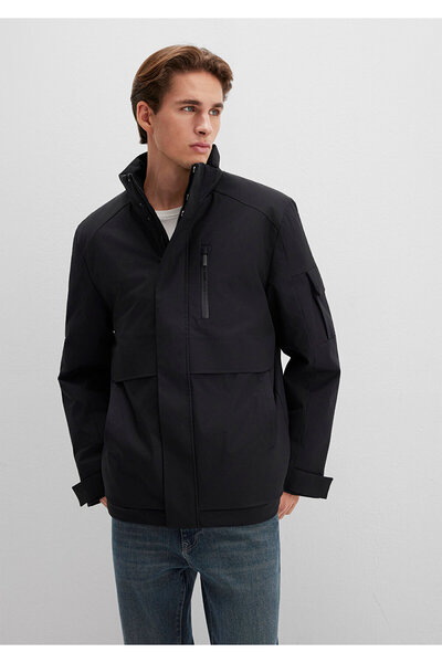 Mavi Μαύρο μπουφάν Loose Fit / Χαλαρή Άνετη Κοπή 0110540-71379