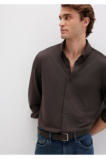 Mavi Black Kahverengi Gömlek Slim Fit / Dar Kesim 0211908-70219