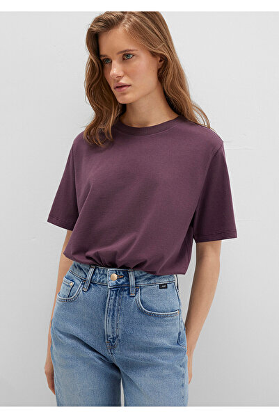 Mavi Biskilet Yaka Purple Basic T-Shirt Regular Fit / Normal Cut 1600955-70434