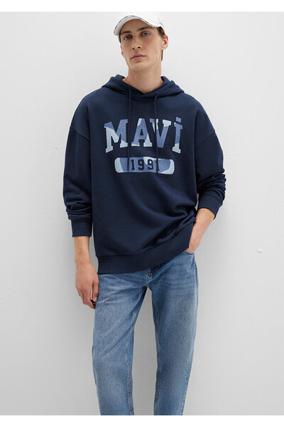 Mavi Baskılı Lacivert Sweatshirt 0S10301-70490