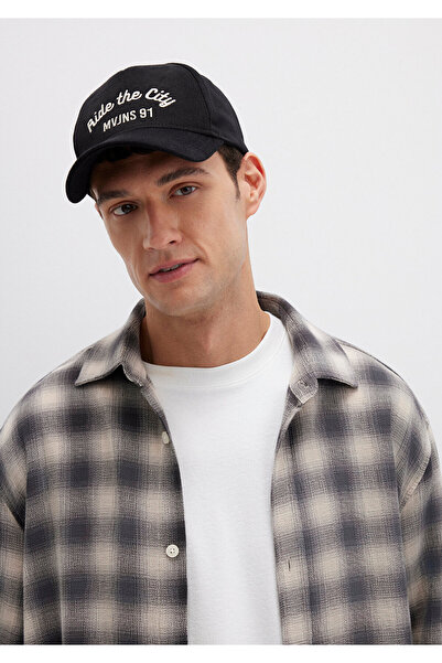 Mavi Ride the City Embroidered Black Hat 0911925-900