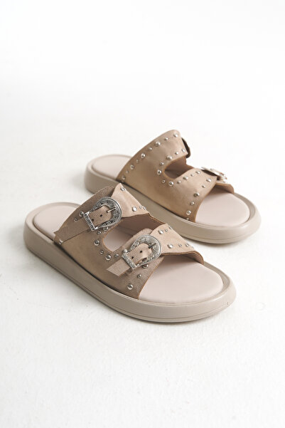 Liza Shoes DORİS Жіночі капці з подвійним ремінцем і троком A003-K804