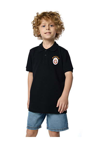 GSStore Galatasaray 5 Yıldız Klasik Logo Polo Çocuk T-shirt C251403