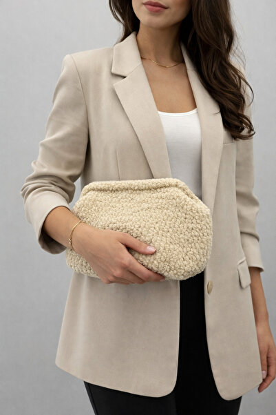 Ays handmade Kış Çantası Tedy Çanta Peluş Çanta Gizli Burslu Çanta Yumoş Çant...