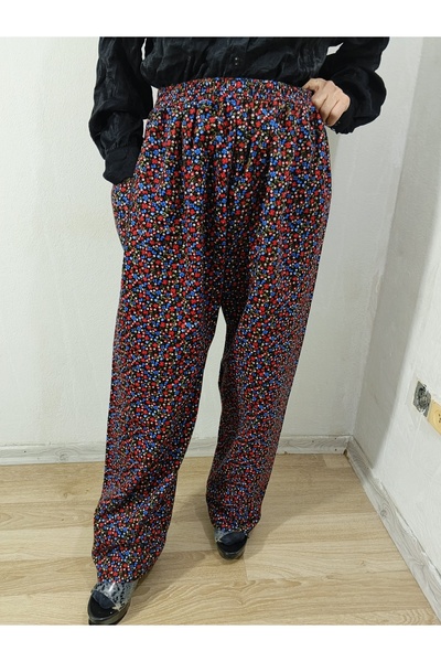 hoaryage Живі квіти на зимових бавовняних штанах, штани Dividin, 100% бавовна