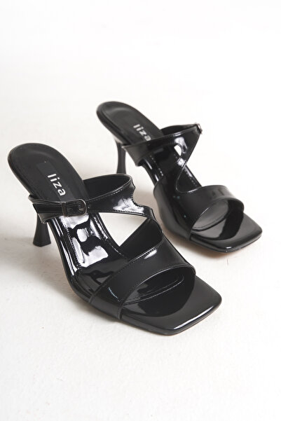 Liza Shoes Γυναικείες καθημερινές λουστρίνι παντόφλες MAYA A026-K344