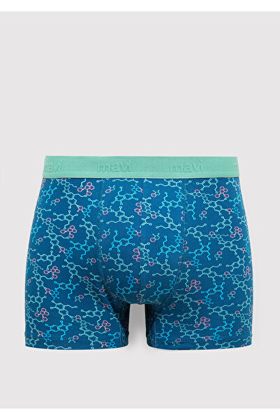 Mavi Blue Printed Boxers - 0911636 -70861