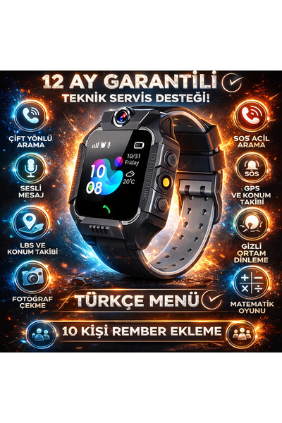 Genel Markalar Çocuklar Için Gps Konumlu Akıllı Çocuk Takip Saati Sim Kartlı ...