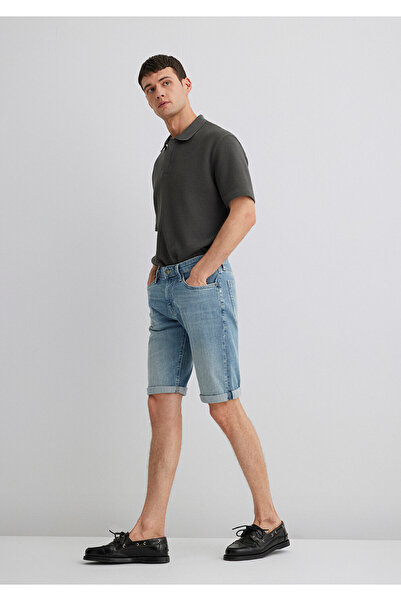 Mavi Nicholas Premium Misty Light BlueJean σορτς 0416028720