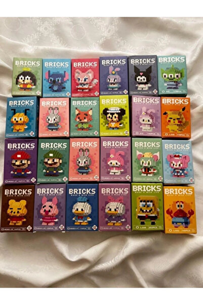 Genel Markalar Karışık Karakter Figürleri 3d Yapboz Puzzle Yapı Oyuncakları (...