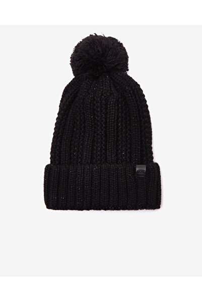 SKECHERS Головний убір M Logo Beanie Чоловіча чорна шапка S222483-001