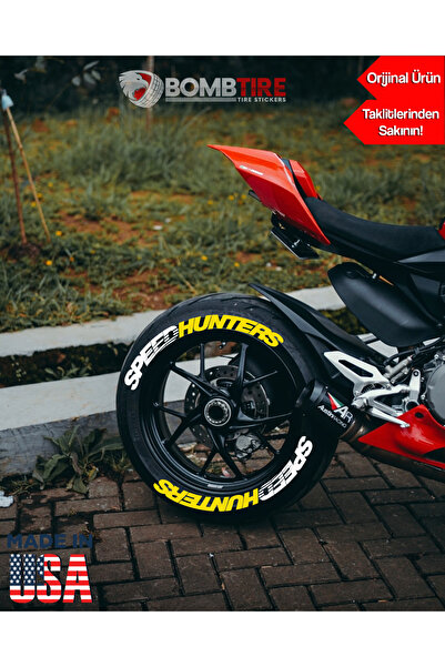 Kingstar Motosiklet Ve Otomobil Lastik Yazısı Sticker Arma 4 Adet 2.5 Cm