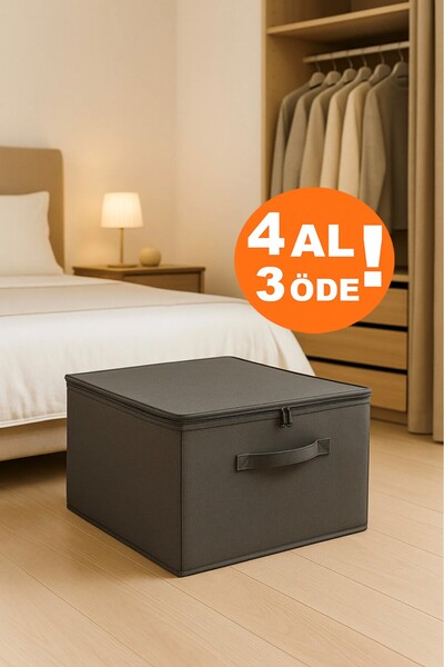 she berrak Üst Kalite Antrasit Destekli Hurç Büyük Boy – Fermuarlı Katlanabil...