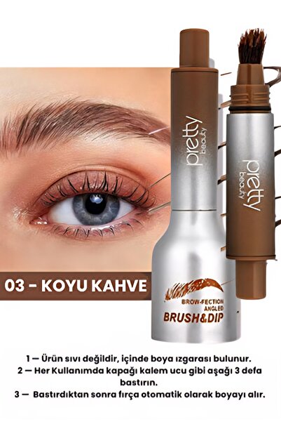 Sibelon Microblading Etkili Fırçalı Kaş Boyası - 1,5 gr