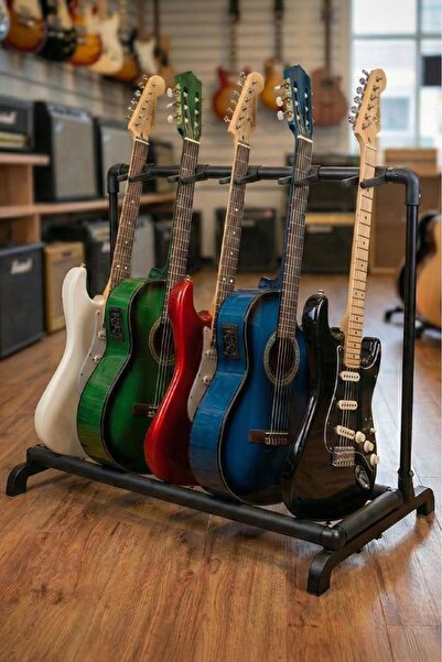 Lastvoice GR-550 Profesyonel 5`li (Beşli) Çoklu Gitar Standı Sehpası