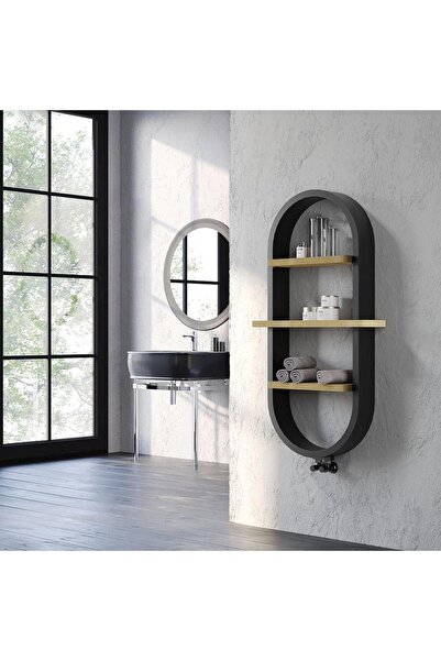 Lojimax Alüminyum Dekoratif Havlupan Quinn 1175 x 500 3 Dilim | Dokulu Antras...