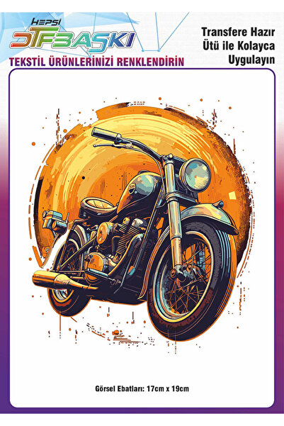 F17 Ajans Ütü ile Yapışan Tişört Tekstil Dtf Transfer Baskı