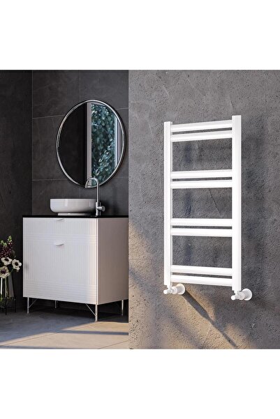 Lojimax Alüminyum Dekoratif Havlupan Poyraz Line 700 x 500 | Dokulu Beyaz | Y...