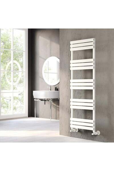 Lojimax Alüminyum Dekoratif Havlupan Talia 750 x 500 8 Dilim | Dokulu Beyaz |...