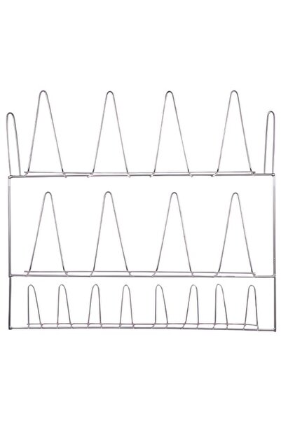 Temel 3 Tier Metal Puppet Rack Gray