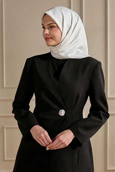 SilkTouch Silky Monogram Pattern Coral Scarf