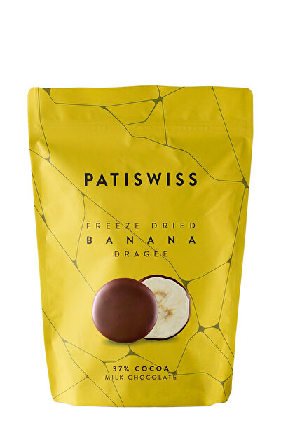 Patiswiss Sütlü Çikolatalı Muz Draje, 80G