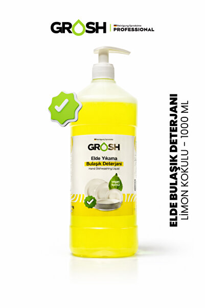 Grosh Ultra Güç Sıvı Bulaşık Deterjanı - Elde Yıkama Soğuk Suda Etkili 1000 ml