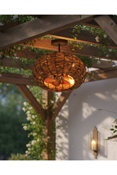 Kendal KCF300 HASIR TAVAN VANTİ 15W 20"HASIR TAVAN VANTİLATÖR - Kahverengi