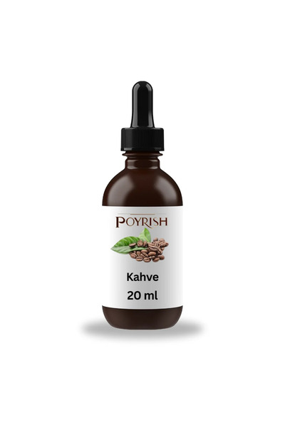 Poyrish Kahve Mum Esansı 20 ml. Doğal Mum Kokuları Mum Yapım Malzemeleri KAHV...