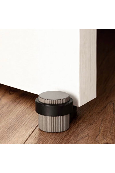 System 1016 Kapı Stoperi Vidalı/Yapışkanlı Saten Nikel Renk Çap 38 mm
