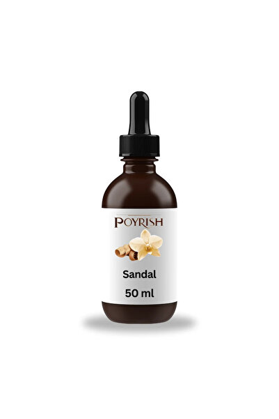 Poyrish Sandal Mum Esansı 50 ml. Doğal Mum Kokuları Mum Yapım Malzemeleri