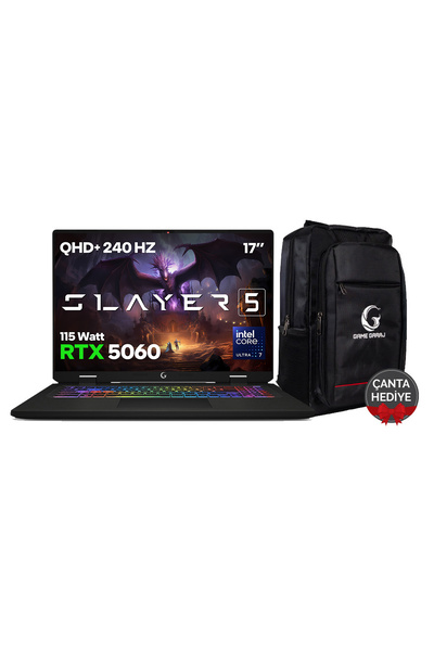 Game Garaj Slayer5 7XL-5060 C3 Intel Ultra 7 255HX 32GB RAM 2TB SSD RTX5060 1...
