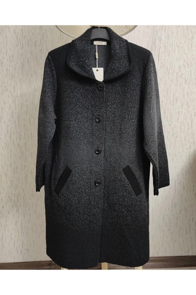 Ön-Er Giyim Çelik Örgü Düğmeli Kışlık Triko Anne Ceket Hırka