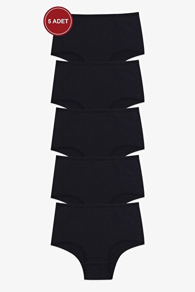 koza iç giyim سراويل داخلية نسائية عالية الخصر من الليكرا مكونة من 5 قطع