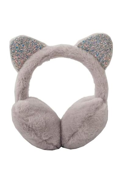 Ecrou Foldable Winter Plush Cat Earmuffs