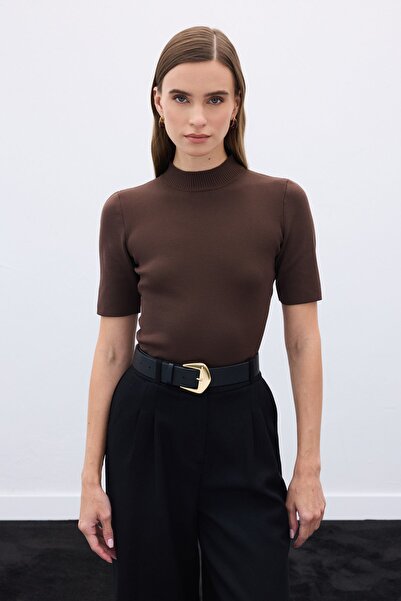 Sateen Половин рибарски плетени дрехи - Кафе