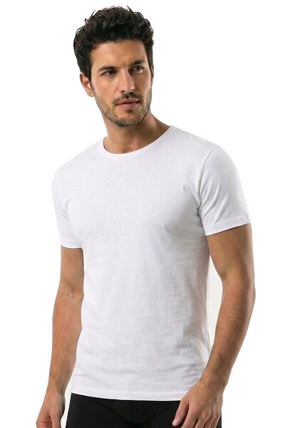 Öts Men's T-Shirt Closed Collar Half Sleeve (100% Cotton)